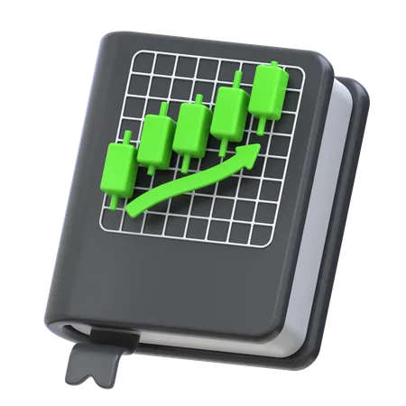 Livre de trading  3D Icon