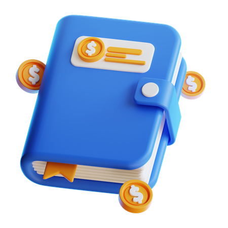 Livre de comptabilité  3D Icon