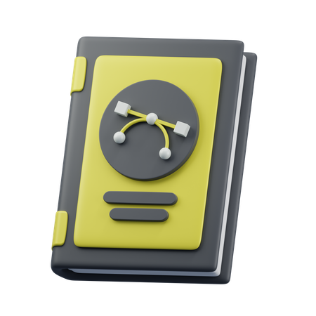 Livre de conception graphique  3D Icon