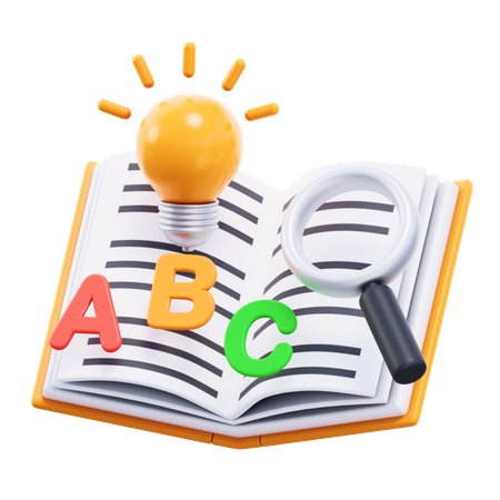 Livre de connaissances  3D Icon