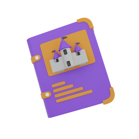 Livre de conte de fées  3D Icon