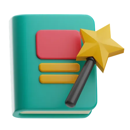 Livre de conte de fées  3D Icon