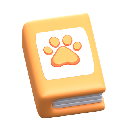 Livret de contrôle des animaux  3D Icon