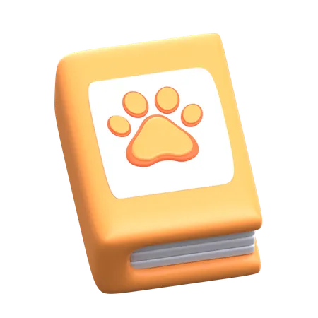 Livret de contrôle des animaux  3D Icon