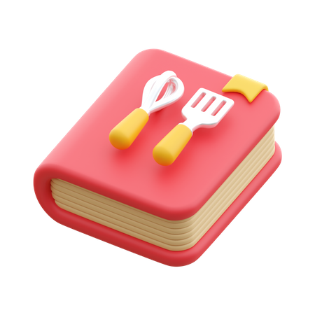 Livre de cuisine  3D Icon