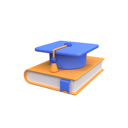 Livre de fin d'études  3D Icon