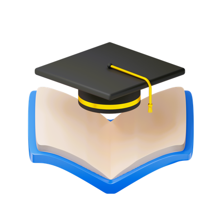 Livre de fin d'études  3D Icon
