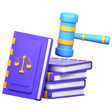 Livre de droit  3D Icon