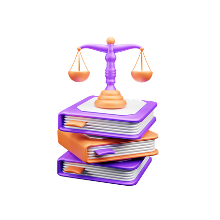 Livre de droit  3D Icon