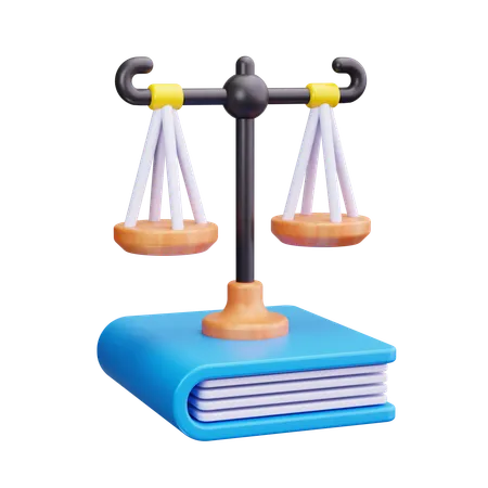 Livre de droit  3D Icon