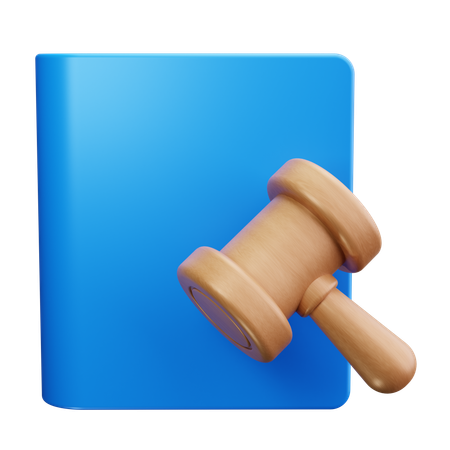 Livre de droit  3D Icon