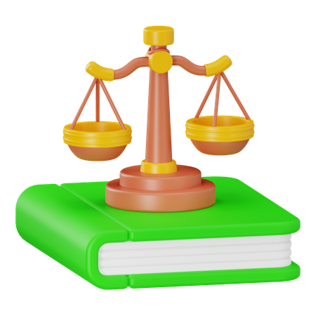 Livre de droit  3D Icon