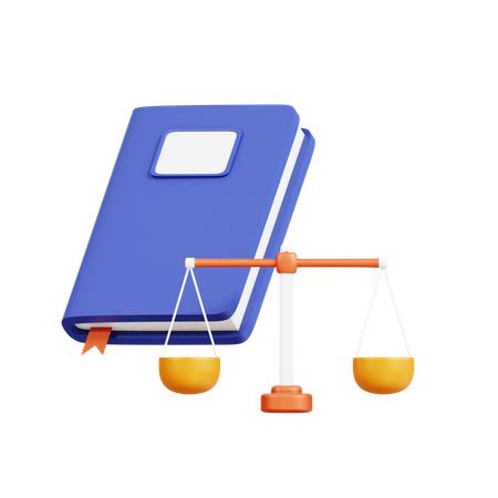 Livre de droit  3D Icon