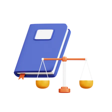 Livre de droit  3D Icon