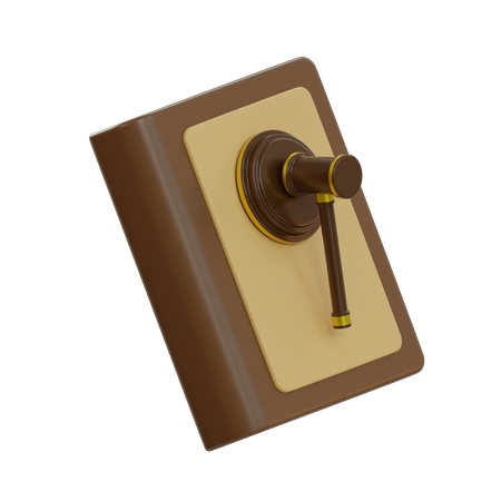 Livre de droit  3D Icon