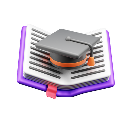 Livre de fin d'études  3D Icon