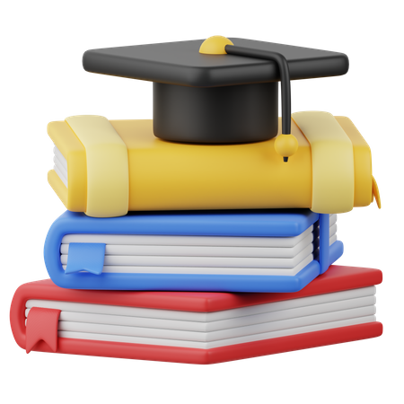Livre de fin d'études  3D Icon