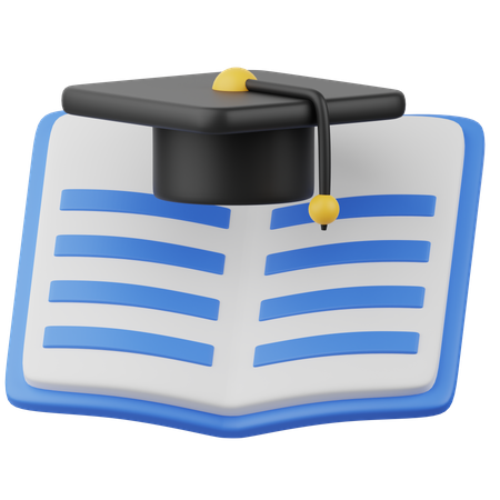 Livre de fin d'études  3D Icon