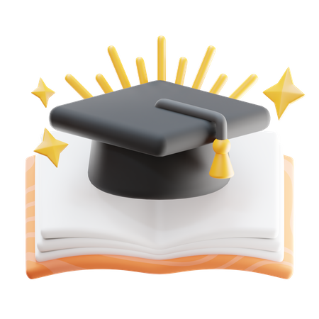 Livre de fin d'études  3D Icon