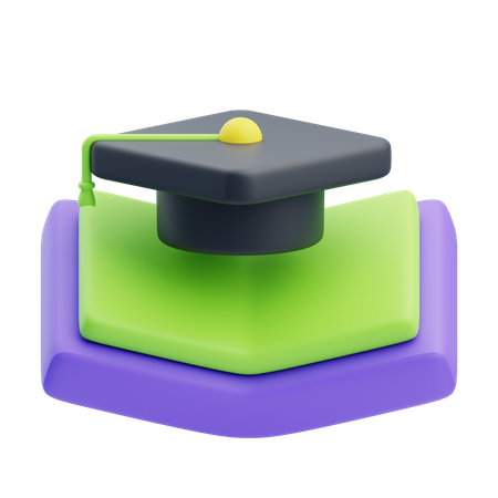 Livre de fin d'études  3D Icon