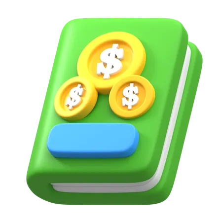 Livre de finances  3D Icon