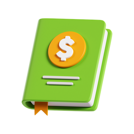 Livre de finances  3D Icon