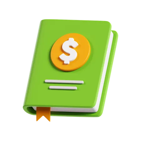 Livre de finances  3D Icon