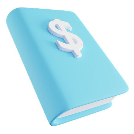 Livre de finances  3D Icon