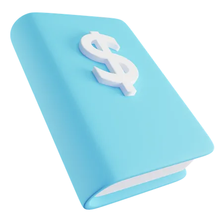 Livre de finances  3D Icon