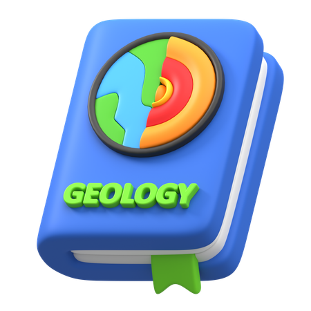 Livre de géologie  3D Icon