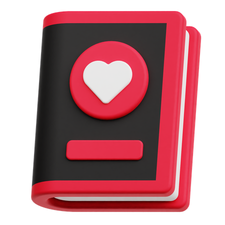 Livre de la Saint-Valentin  3D Icon