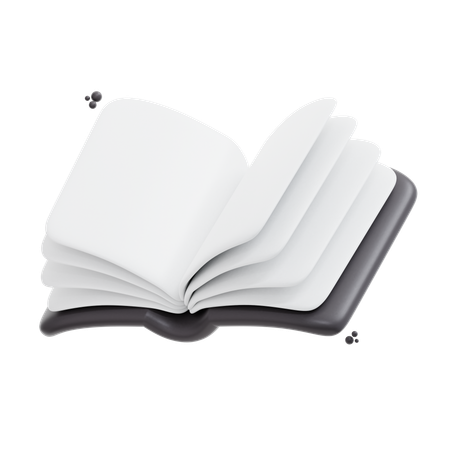 Lisant un livre  3D Icon