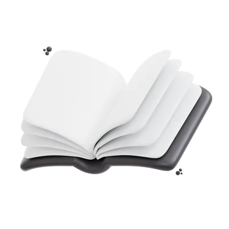 Lisant un livre  3D Icon