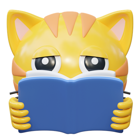 Lisant un livre  3D Icon