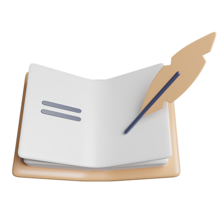 Livre de littérature  3D Icon