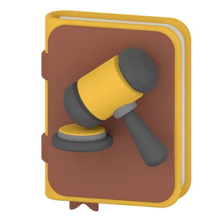 Livre de droit  3D Icon