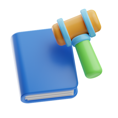 Livre de droit  3D Icon