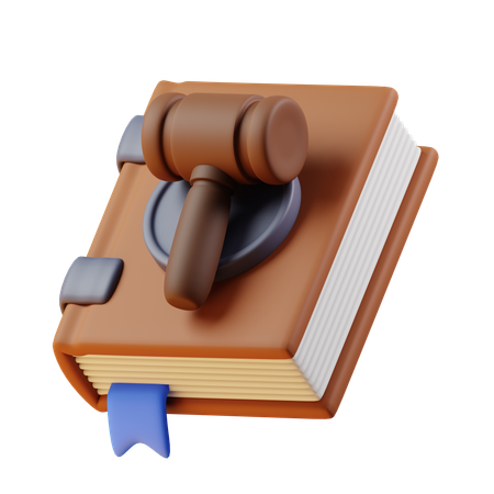 Livre de droit  3D Icon