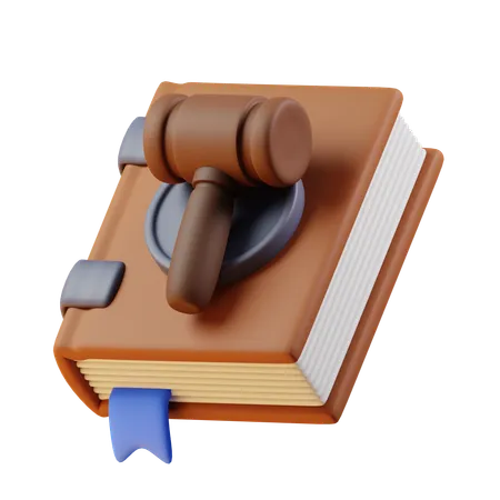 Livre de droit  3D Icon