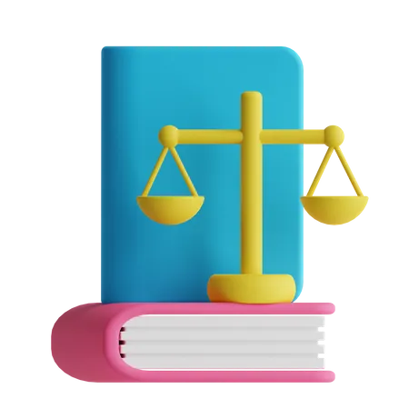 Livre de droit  3D Icon