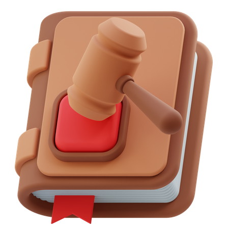 Livre de droit  3D Icon