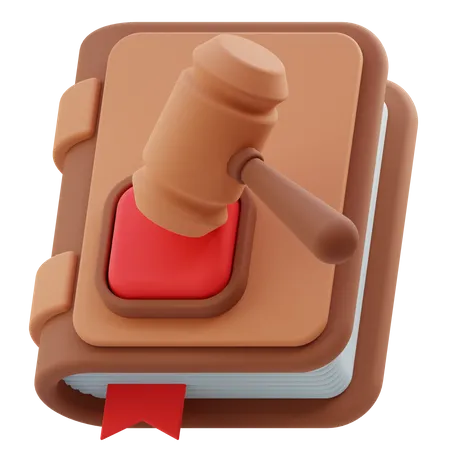 Livre de droit  3D Icon