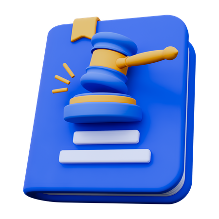 Livre de droit  3D Icon