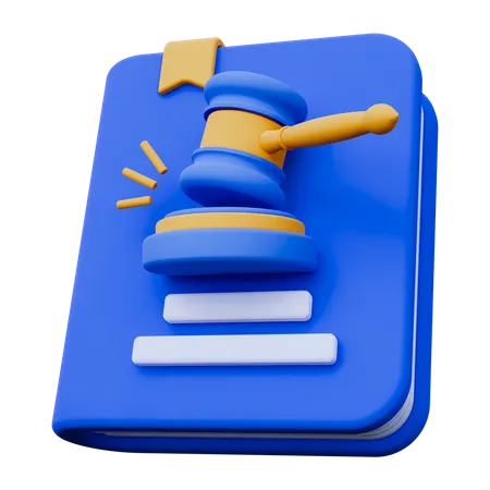 Livre de droit  3D Icon