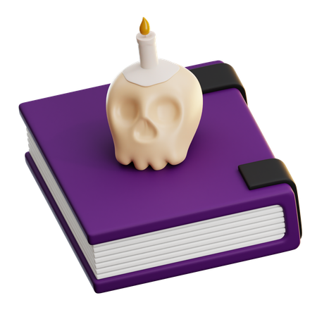 Livre de magie noire  3D Icon