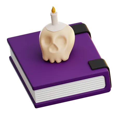 Livre de magie noire  3D Icon