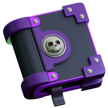 Livre de magie noire  3D Icon