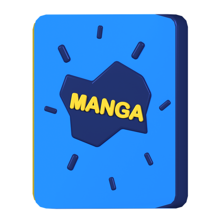 Livre de mangas  3D Icon