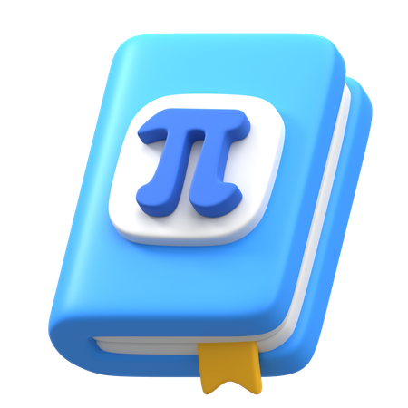 Livre de maths  3D Icon