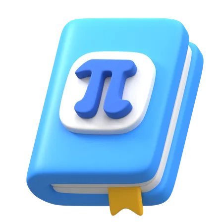 Livre de maths  3D Icon